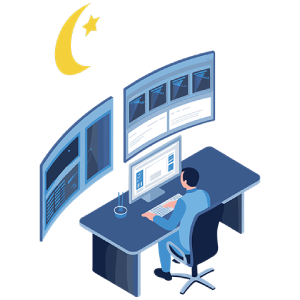 20年以上の運用実績に基づく24時間365日の安定した運用体制