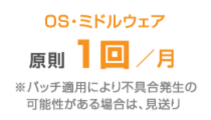 パッチ検証・適用の頻度