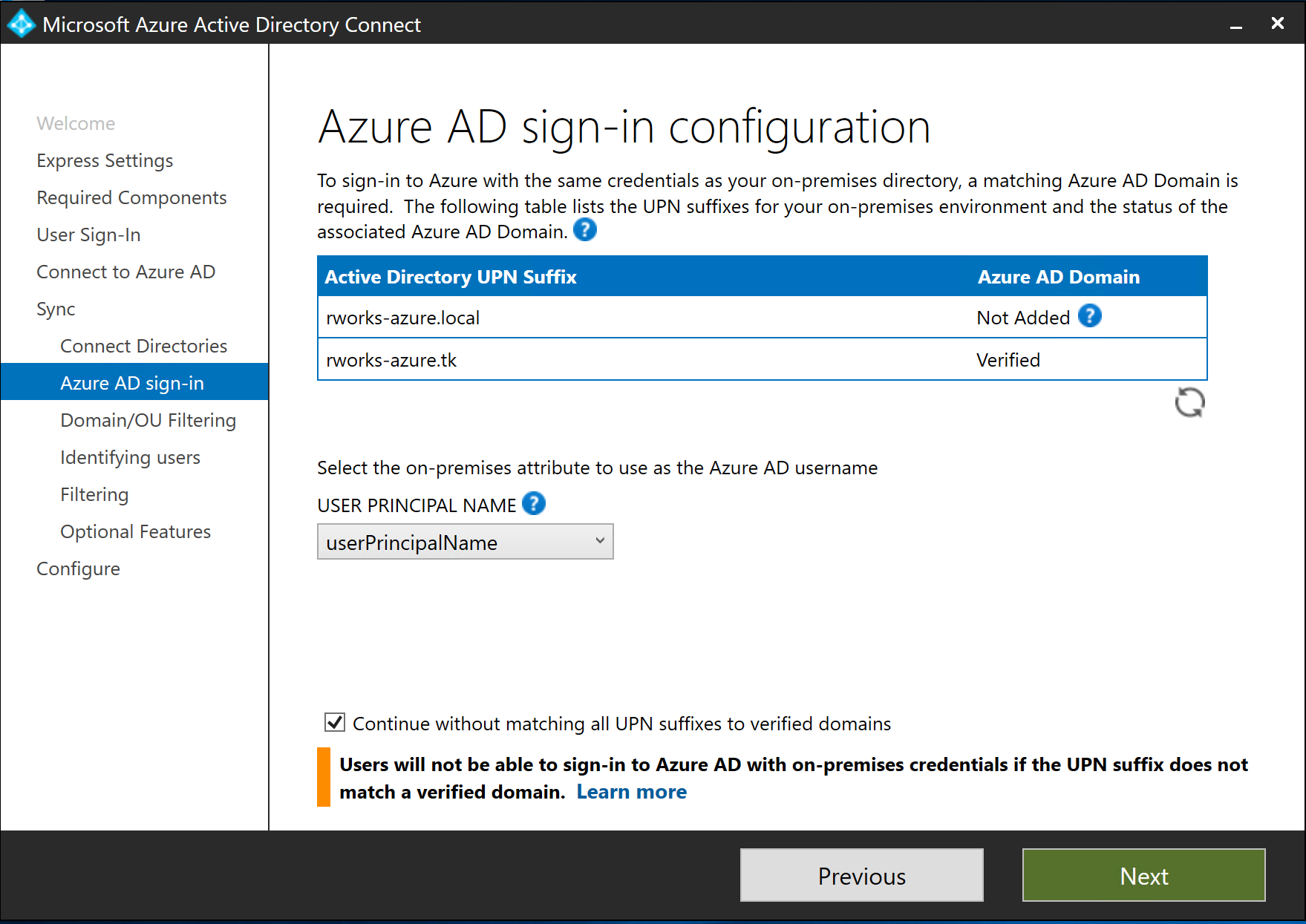 Ad install. Ad Azure connect. UPN (user principal name). Active Directory attributes list. Ad USERPRINCIPALNAME.