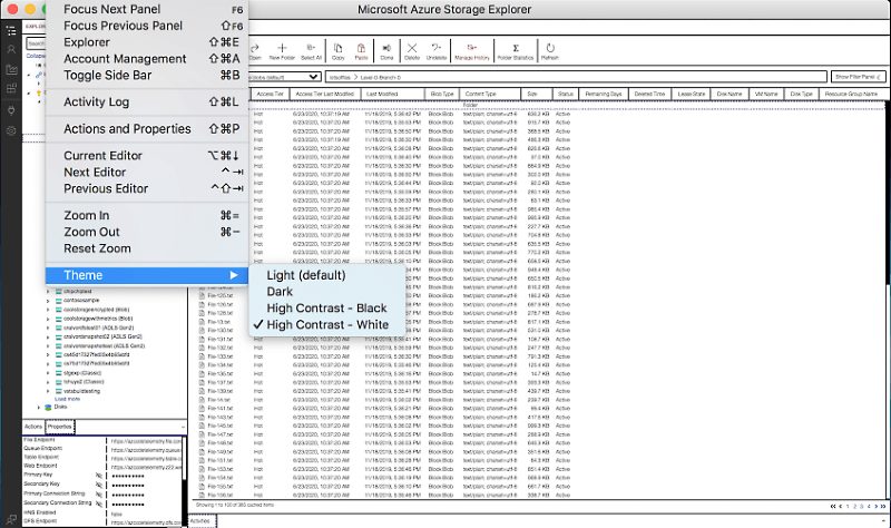 Azure Storage Explorerの特徴_見やすいGUI
