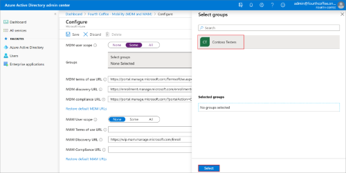 管理者による Azure AD 自動登録を設定方法-手順5