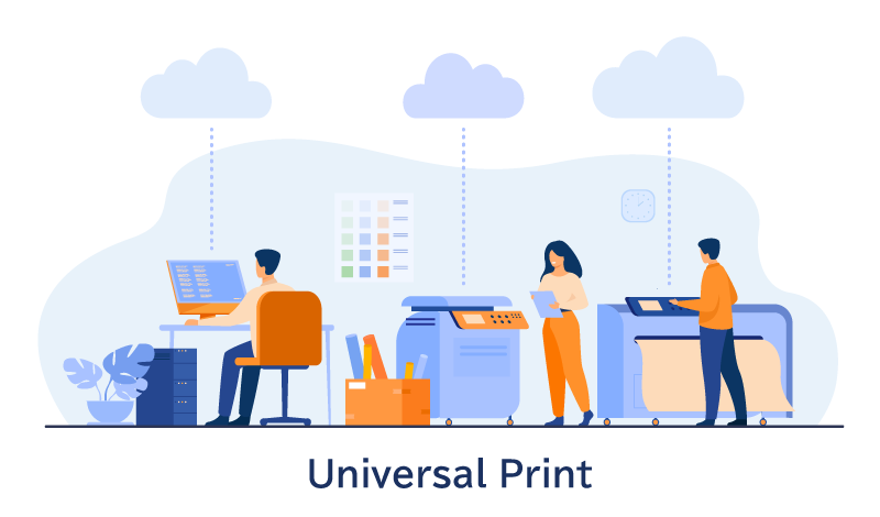 どこからでも印刷できるクラウドシステムを活用した「ユニバーサルプリント」について解説します！