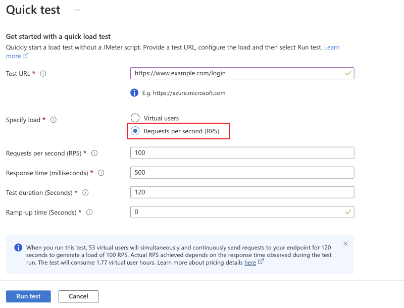 Azure Load Testingのシナリオについて-シナリオ2：Webアプリケーションに対するロードテスト