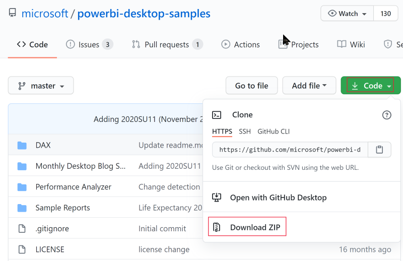 Power BI Embeddedの利用開始手順-手順4：レポートを作成して発行する