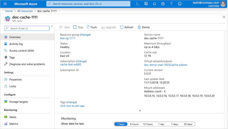 Azure HPC Cacheの作成手順