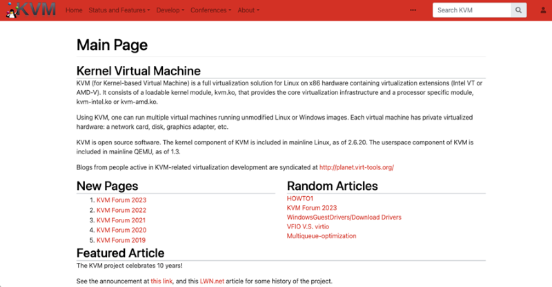 KVM（Kernel-based Virtual Machine）