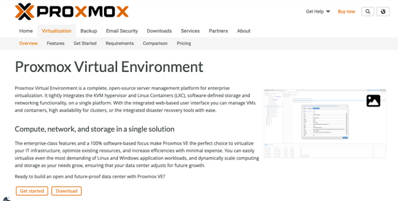 Proxmox Virtual Environment（Proxmox VE）
