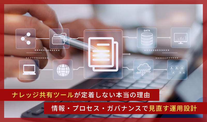 【最終回】ナレッジ共有ツールが定着しない本当の理由 ─ 情報・プロセス・ガバナンスで見直す運用設計
